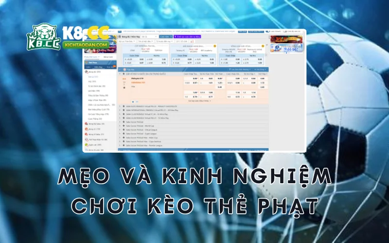 Mẹo và kinh nghiệm chơi kèo thẻ phạt